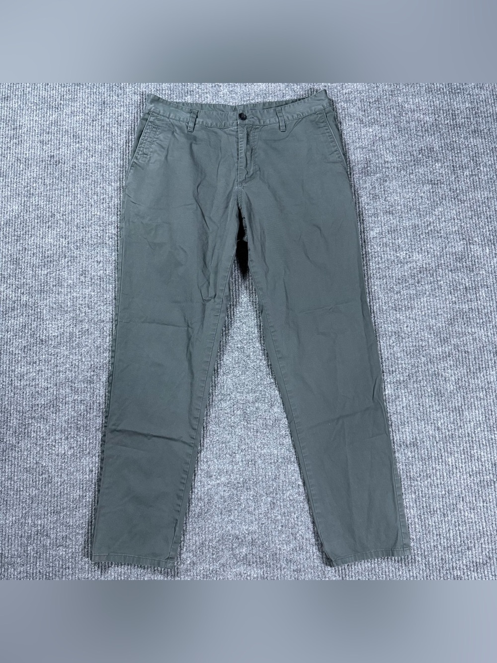 Vuori Collins Chino Pants Mens 34x30 Sage Green Cotton Stretch Performance V433